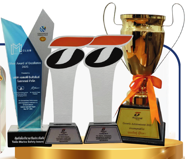 ถ้วยรางวัลและรางวัลความสำเร็จของ SAP Insurance Broker